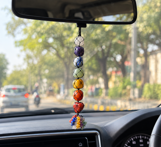 7 Chakra Crystal Hanger | Seven Chakra Energy Hanging Decor