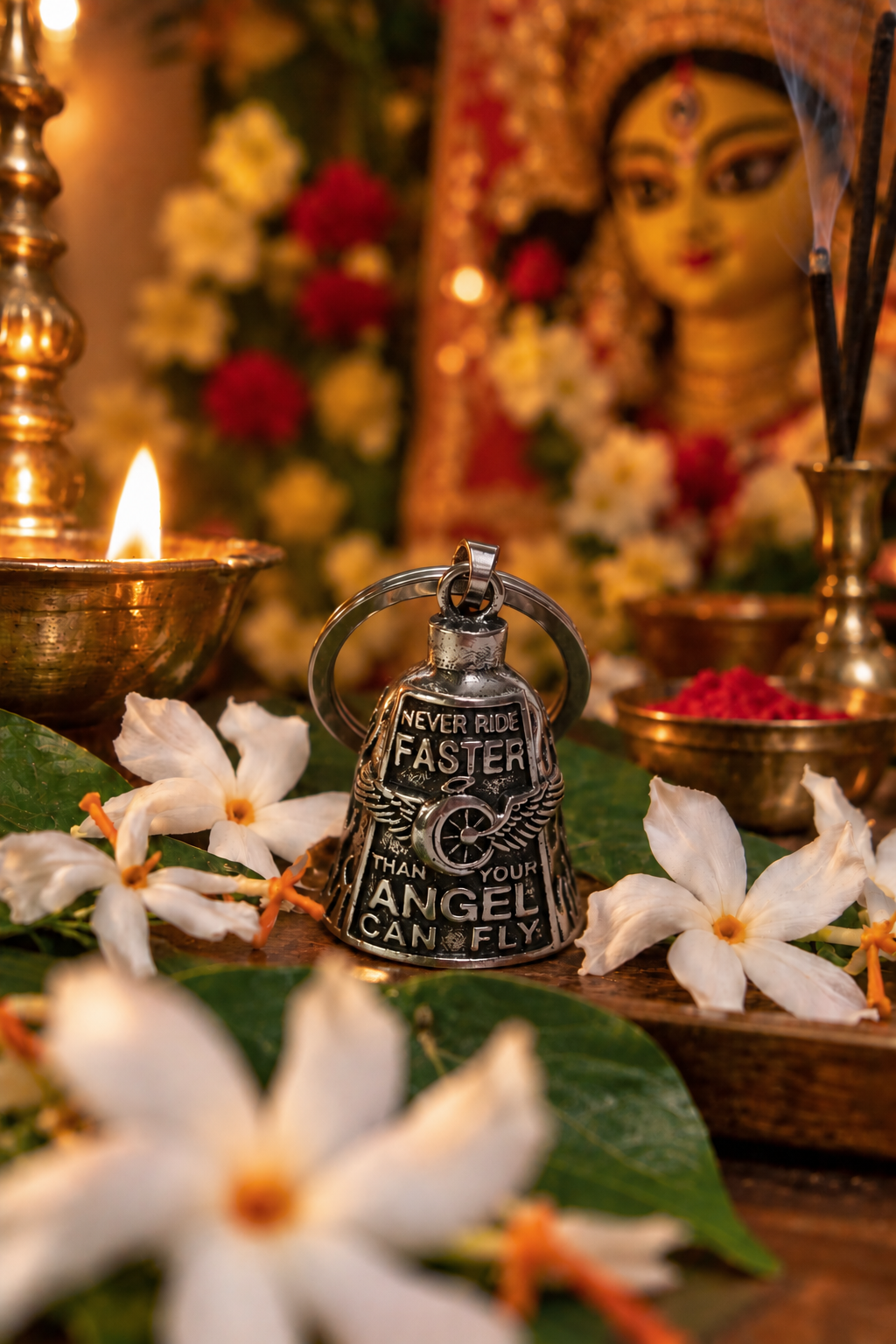 Bless Bharat Guardian Bell for Motorcycles – Rider Gift